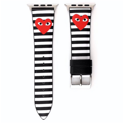 'CDG' LEATHER WATCH BANDS