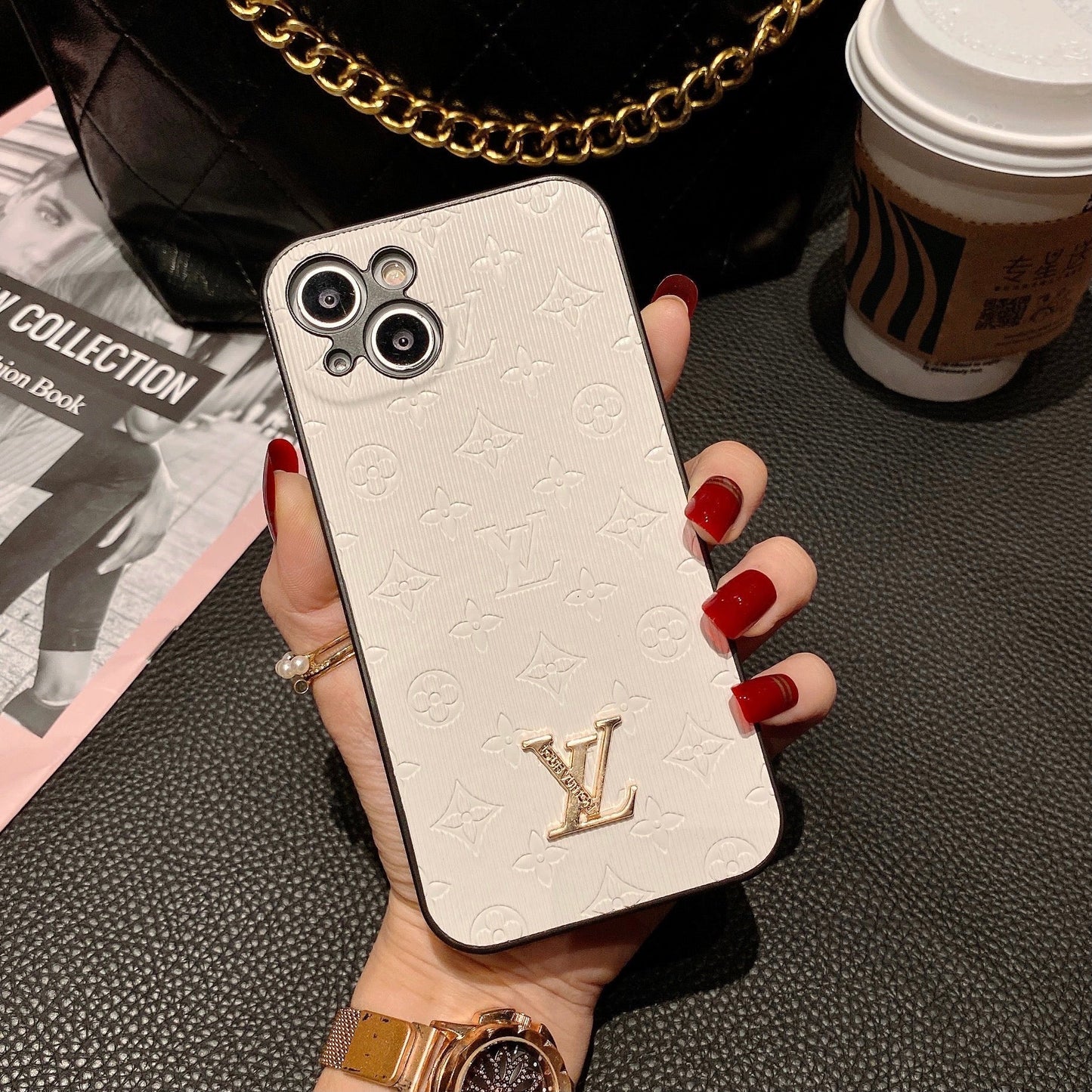 NEW LV  Shine x Mono iPhone Case