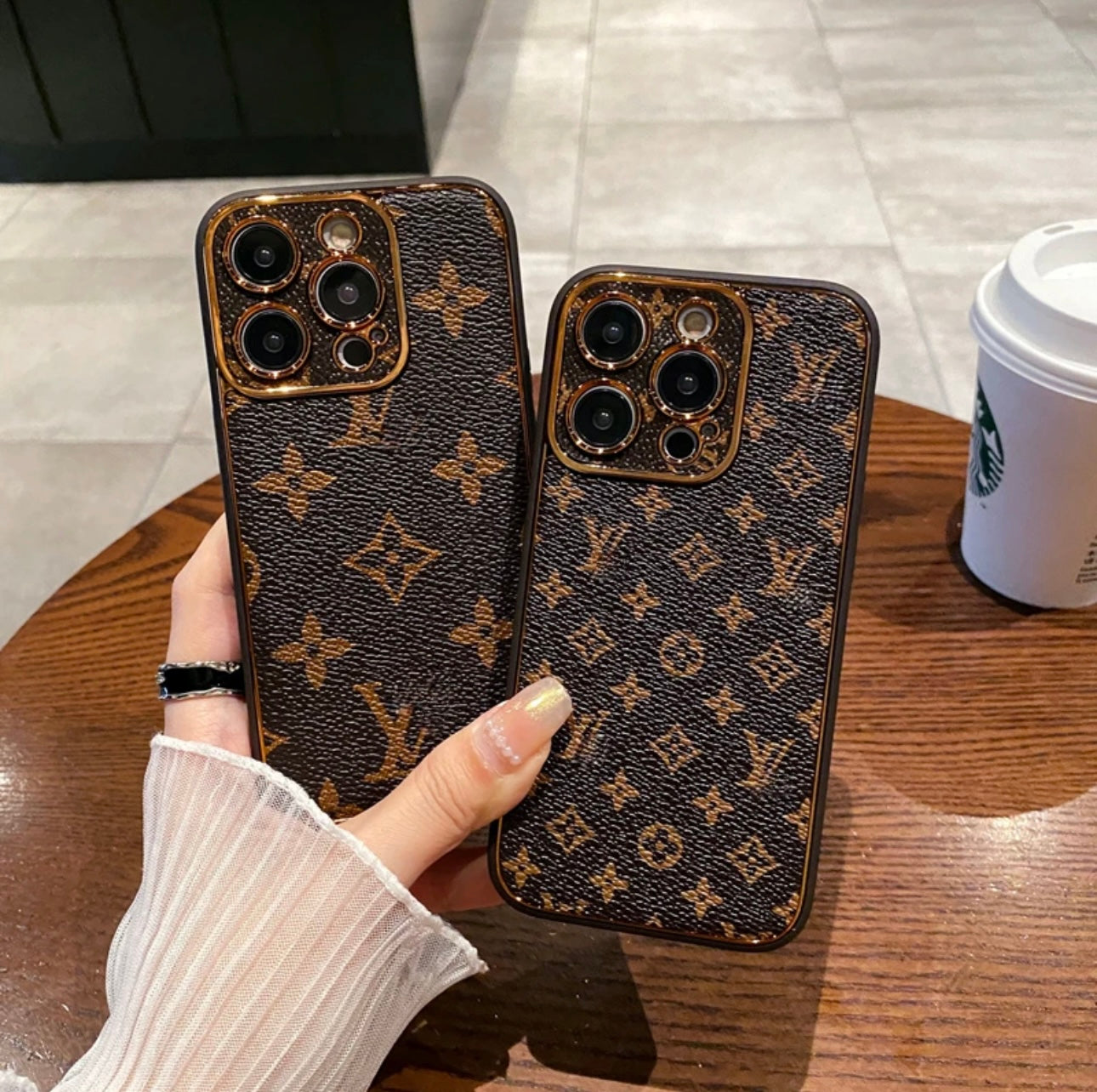 NEW LV  Shine x Mono iPhone Case