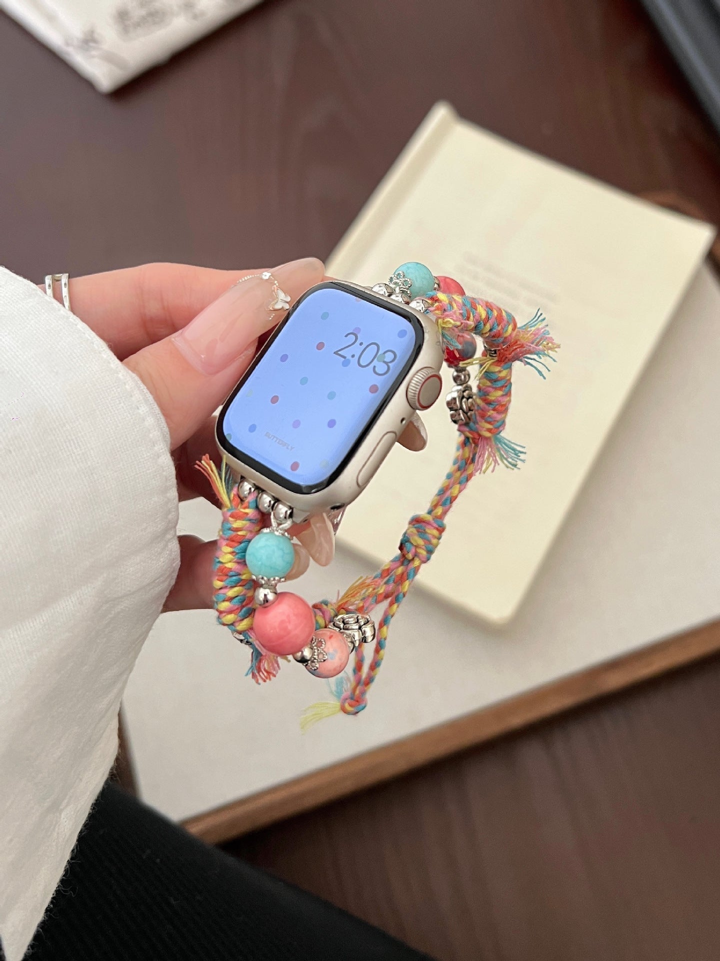 Stone Color Rope Braided Apple Watch Band