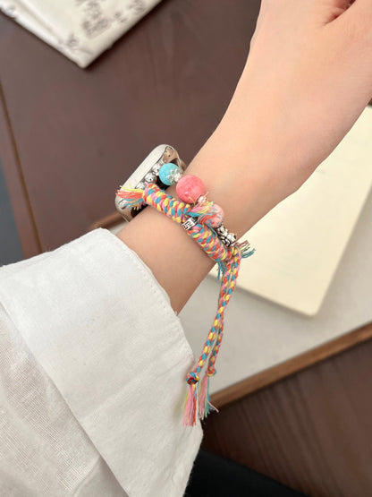 Stone Color Rope Braided Apple Watch Band