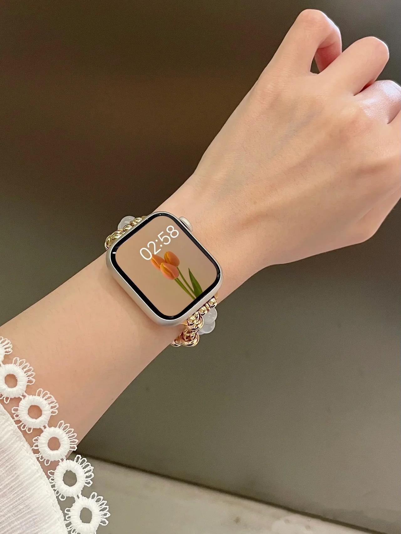 opal beads Apple Watch strap