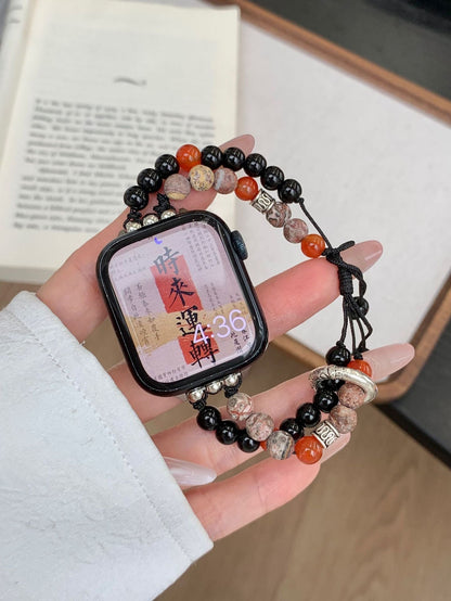 Transparent Irregular Beaded Apple Watch Band