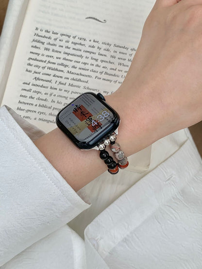 Transparent Irregular Beaded Apple Watch Band