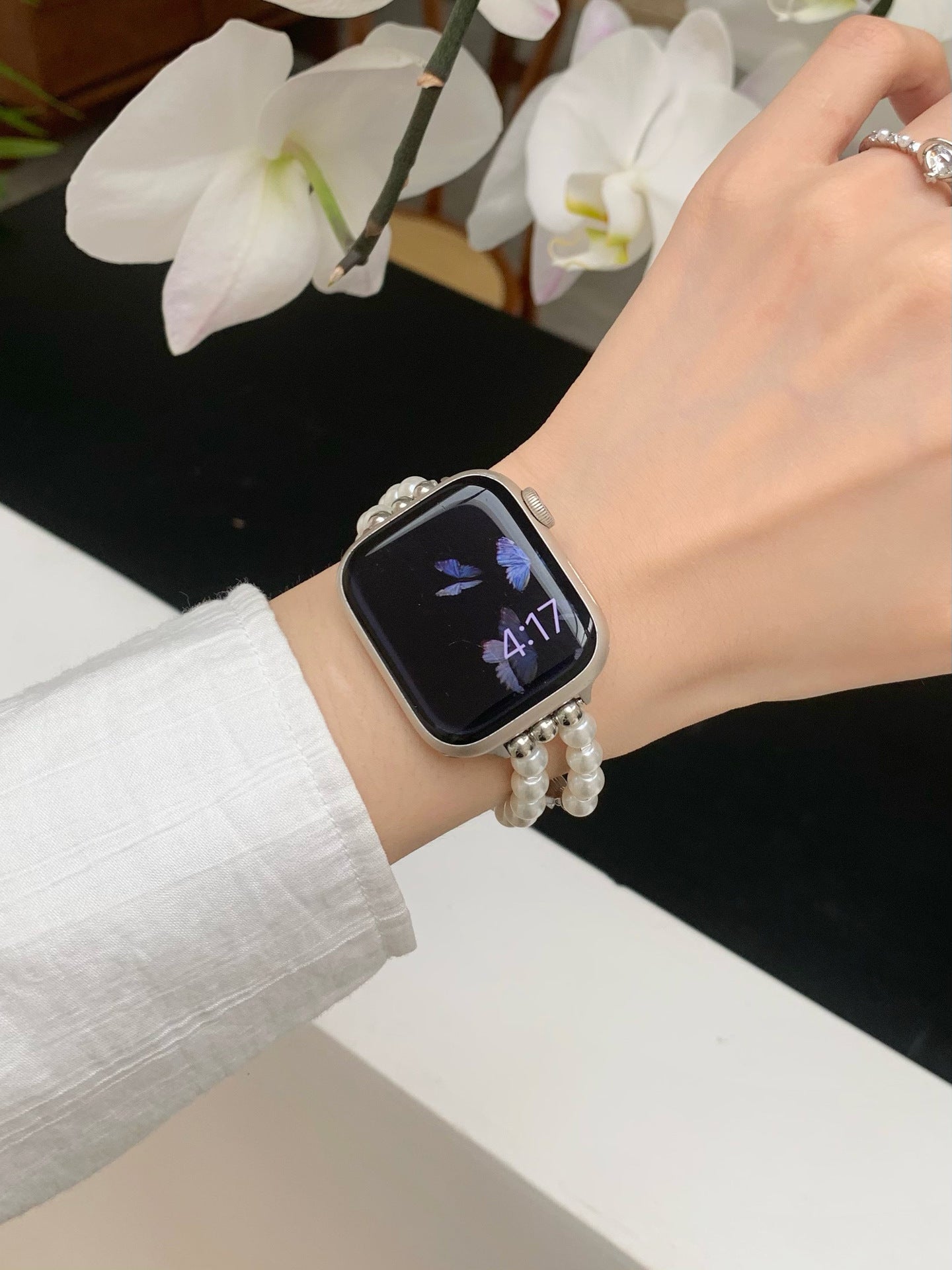 Crystal Butterfly Chain Apple Watch Band