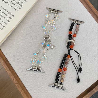 Transparent Irregular Beaded Apple Watch Band