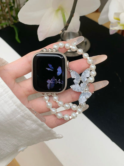 Crystal Butterfly Chain Apple Watch Band